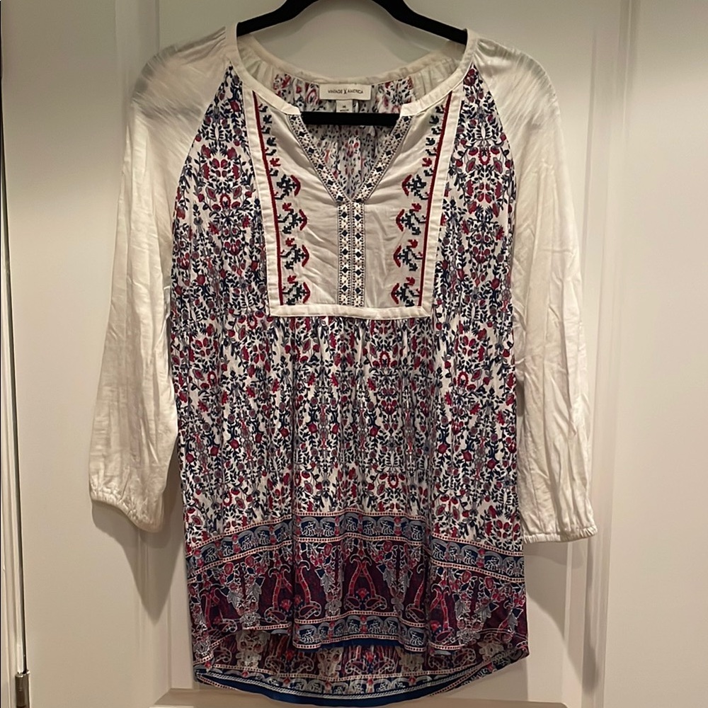 Red White and Blue Tunic
